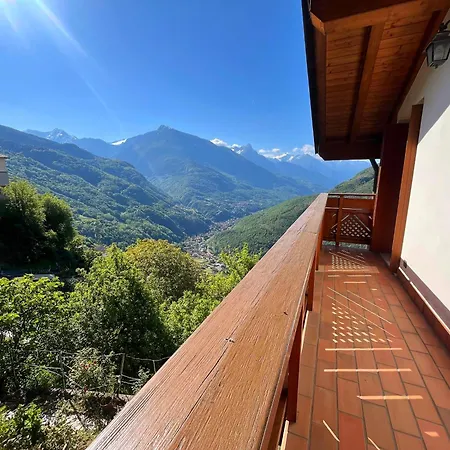 L' Angolo Di Pace Vasca Idromassaggio E Legno Alpino Con Vista Panoramica Sulla Valle 公寓 Berzo